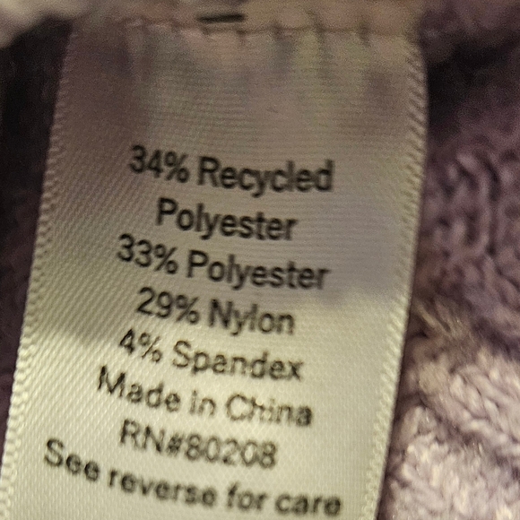Yummy Sweater Co Womens Light Purple V Neck Sweater Size XXL - Picture 5 of 10